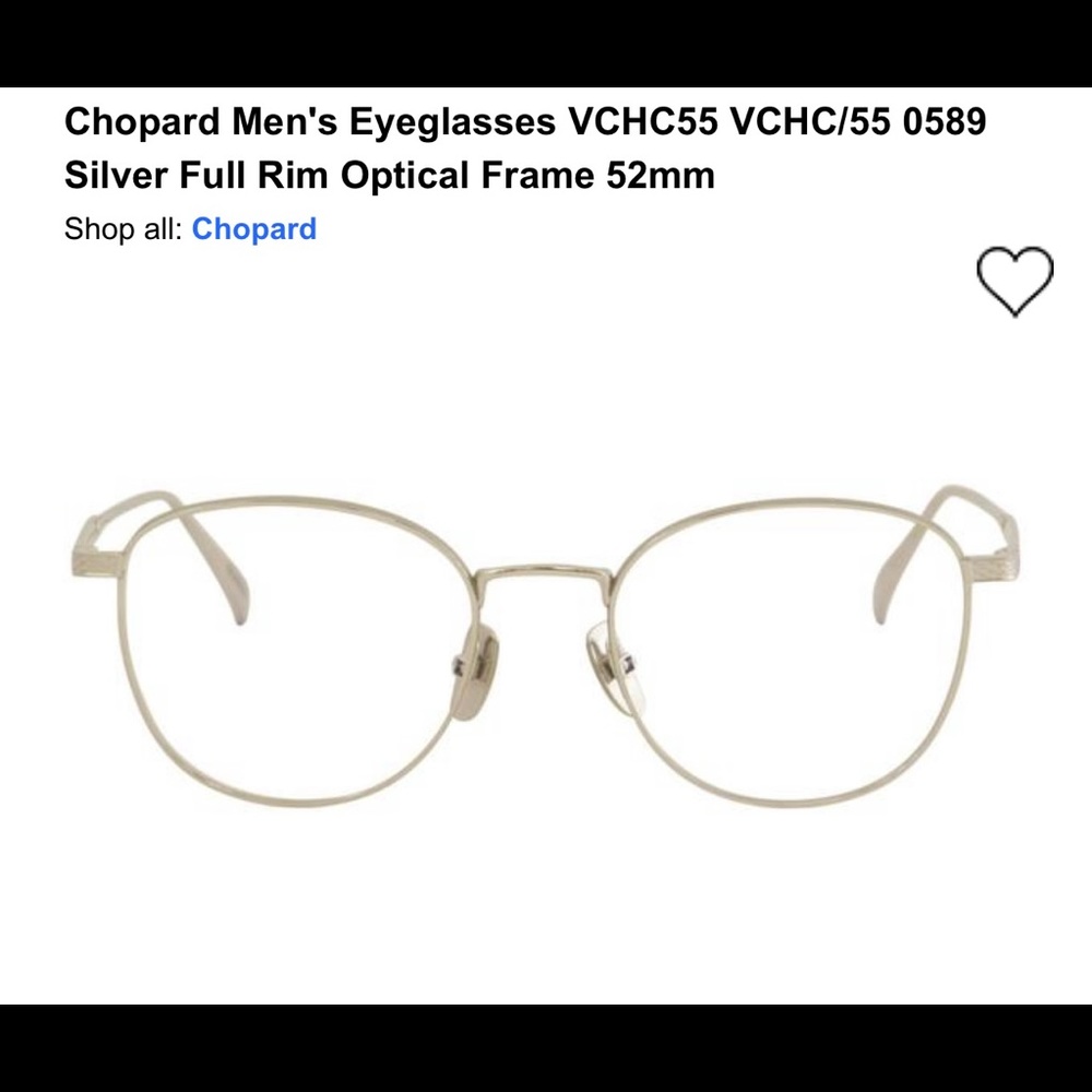 Chopard Men’s Optical Frame